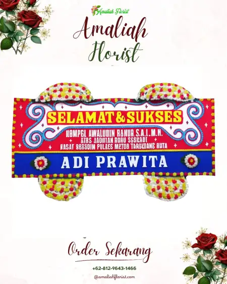 Papan Bunga Ucapan Selamat Kaliwungulor